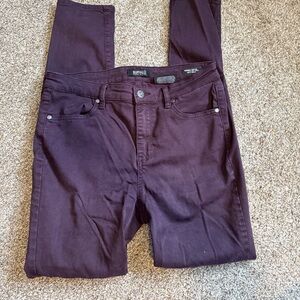 Buffalo David Bitton Women's Plum/Burgundy Skinny Jeans